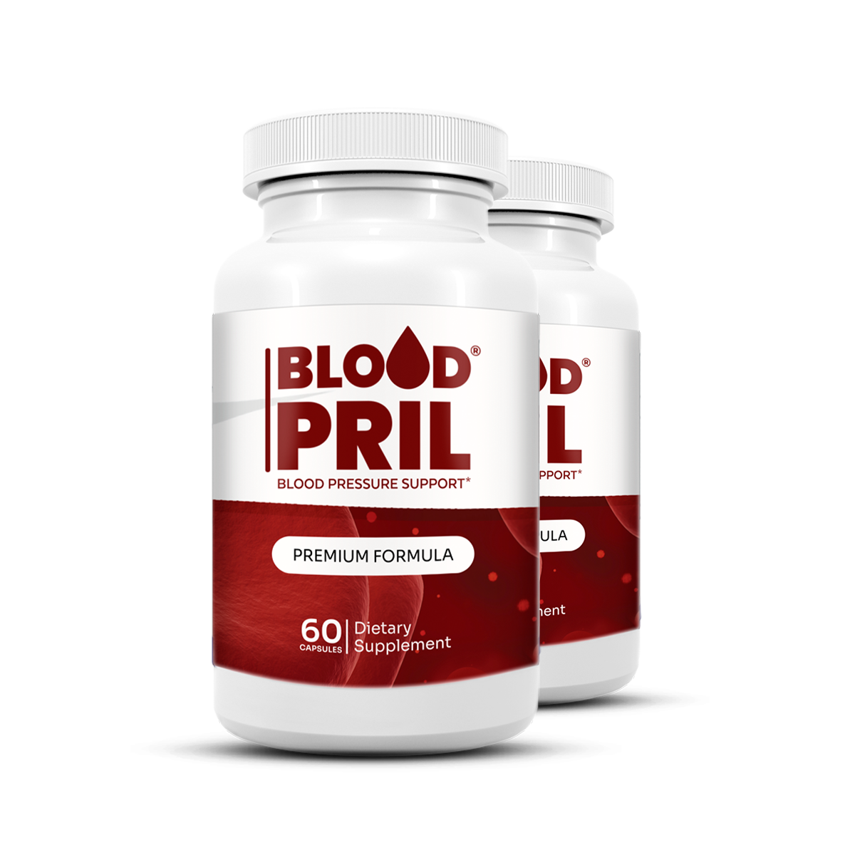 BloodPril 2 bottles — Blood Pressure Support Capsules